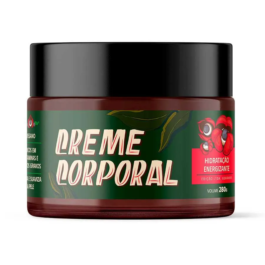 Creme Corporal Guaraná Antárctica Hidratante Firmador 280G Don Alcides