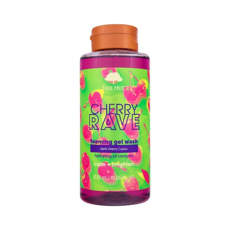 Tree Hut Cherry Rave Foaming Gel de Banho 532 Ml