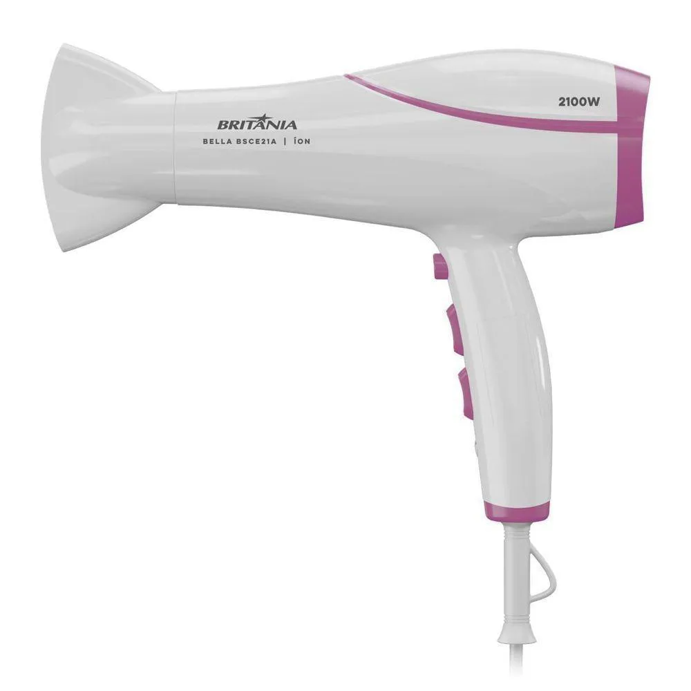 Secador De Cabelos Britânia 2100W Bella Bsce21A Bivolt