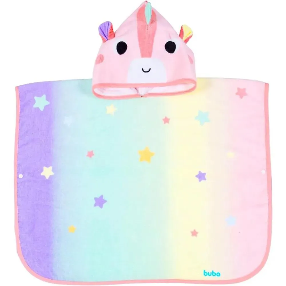 Toalha Poncho Unicórnio Buba