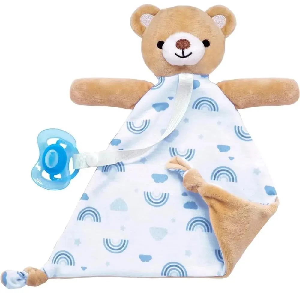 Naninha Com Prendedor Urso Azul Buba