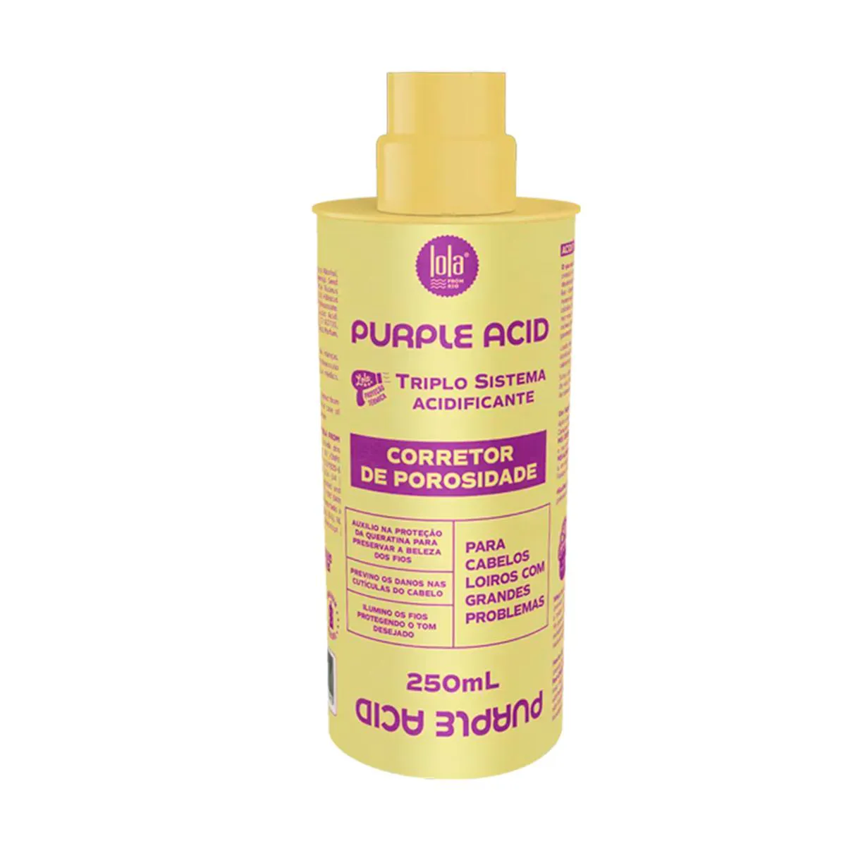 Corretor de Porosidade Capilar Lola Purple Acid Triplo Sistema Acidificante 250ml