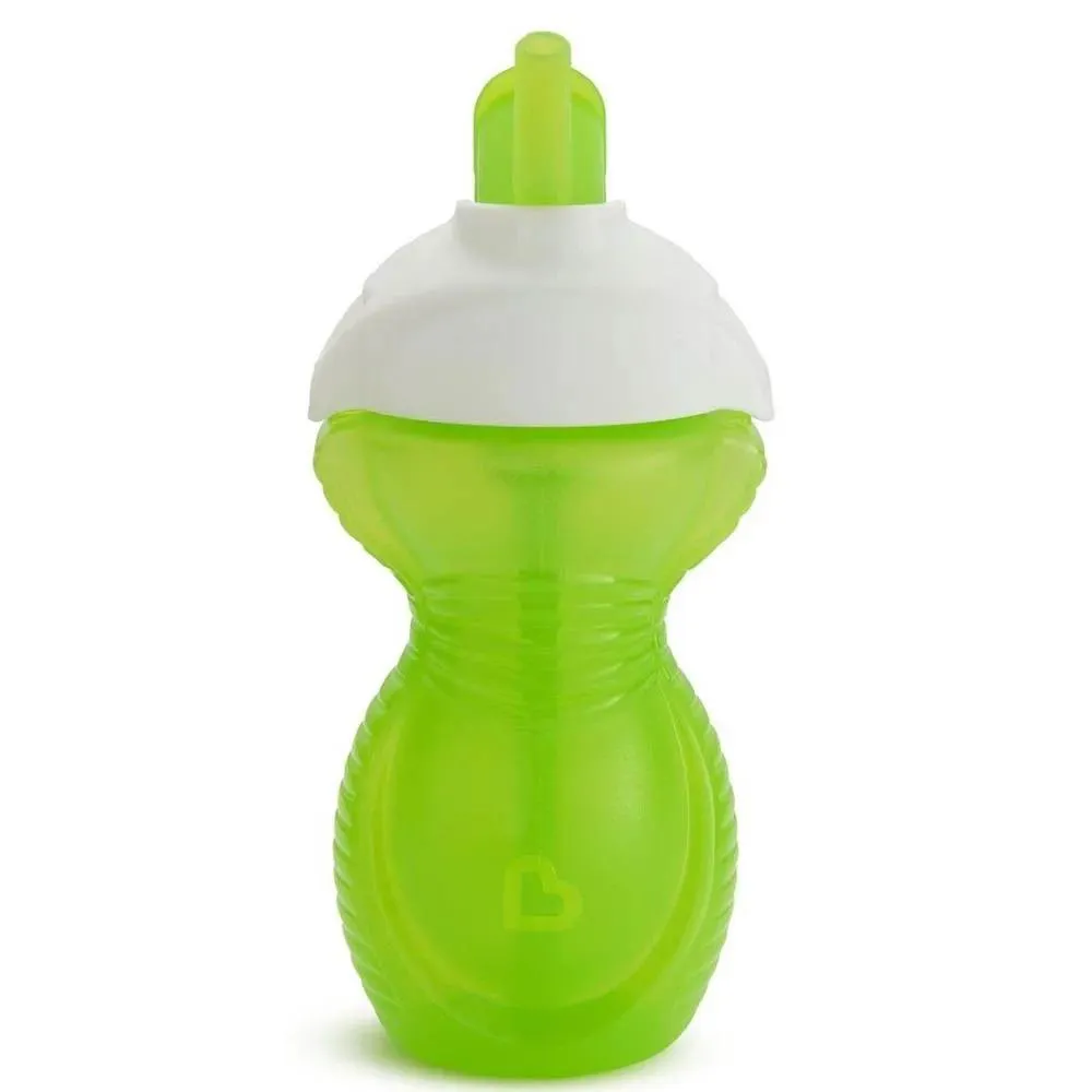 Copo Click Lock com Canudo 266Ml + 12 Meses Verde Munchkin