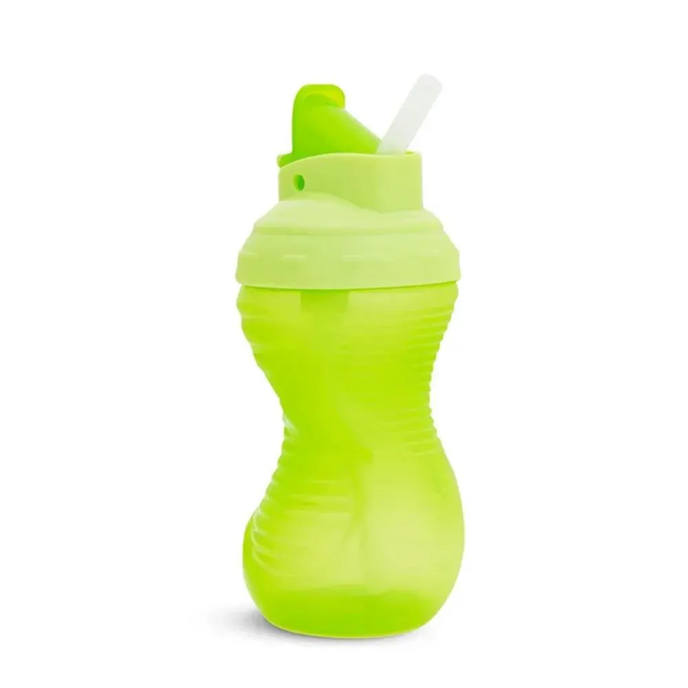 Copo Mighty Grip C/Canudo 296Ml +12M Verde Munchkin
