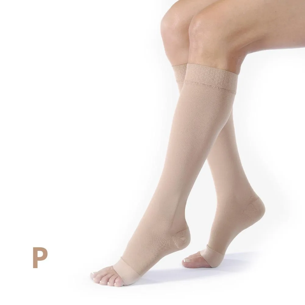 Meia de Compressão 3/4 Jobst Relief 15-20Mmhg Aberta - Bege