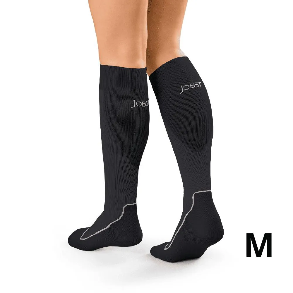 Meia de Compressão 3/4 Jobst Sport 20-30Mmhg - Preta M
