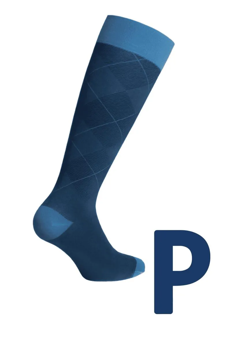 Meia de Compressão 3/4 Jobst Style 20-30Mmhg - Azul P