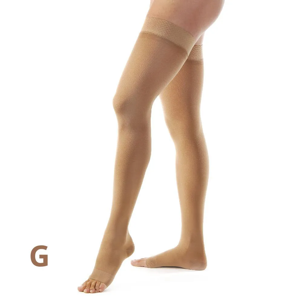 Meia de Compressão 7/8 Jobst Relief 20-30Mmhg Aberta - Bege G