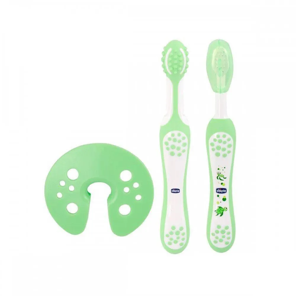 Kit Escova Aprendizagem Dental +4M Chicco