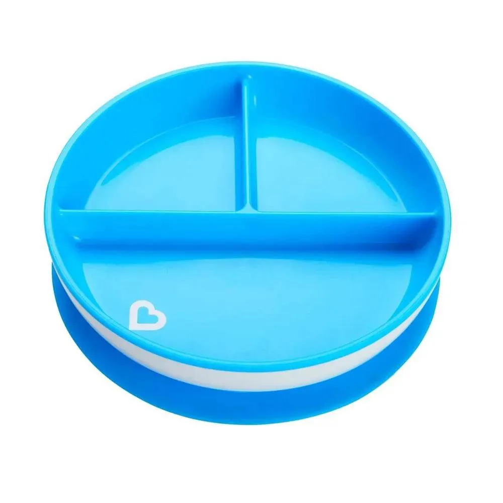 Prato com Ventosa Azul Munchkin