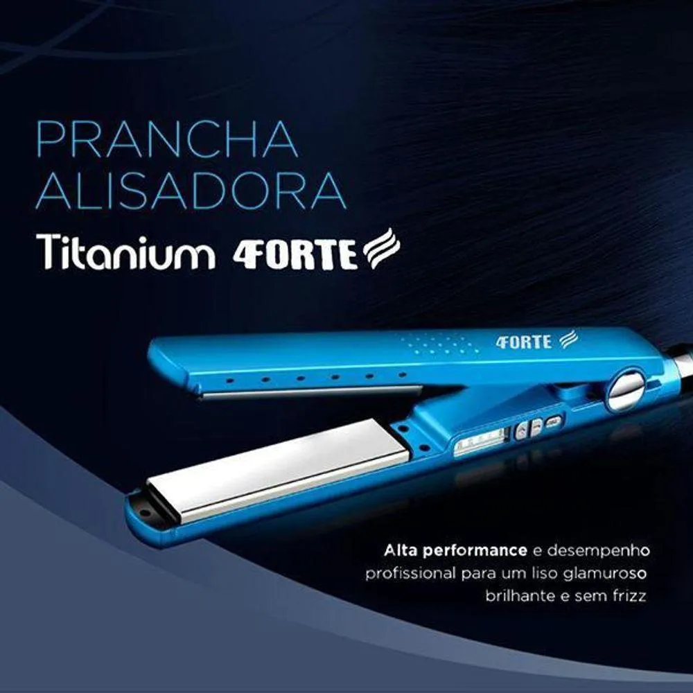 Prancha Chapinha Profissional Titânio Nº72 Bivolt