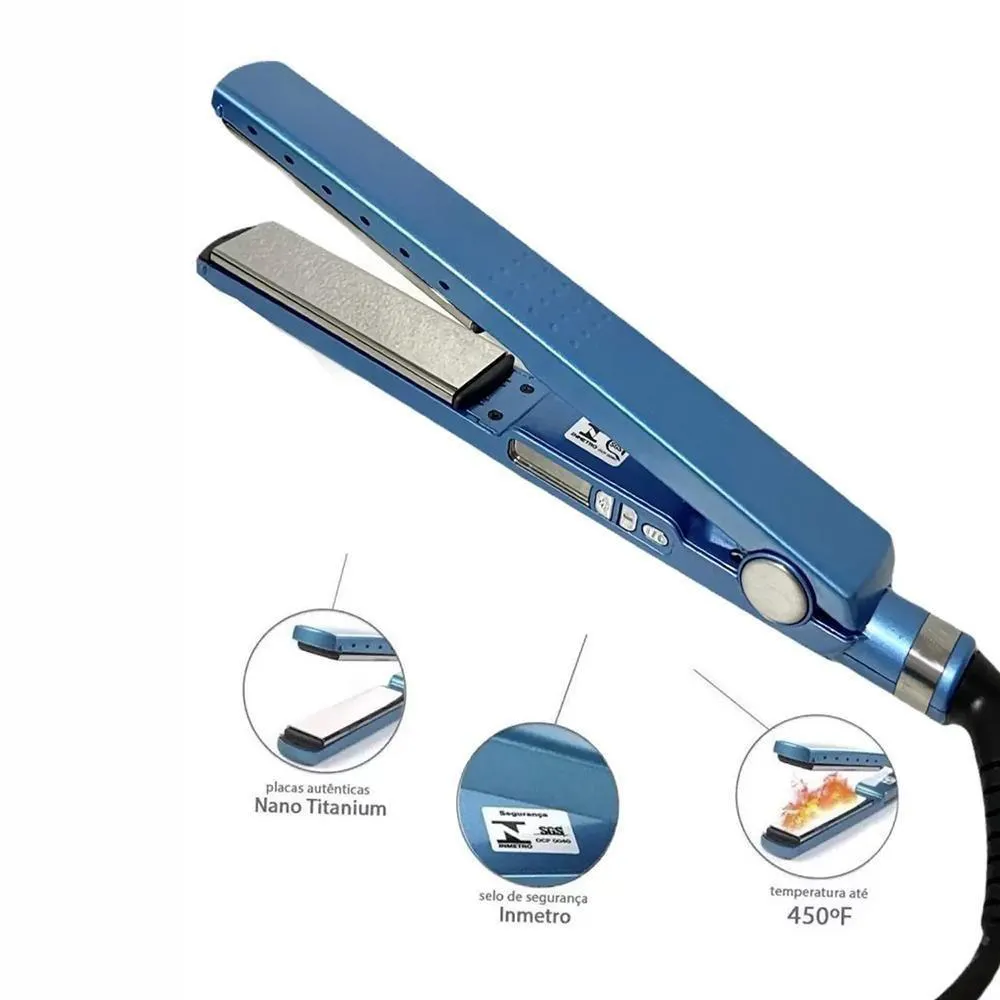 Prancha Chapinha Profissional Titânio Nº2 Bivolt