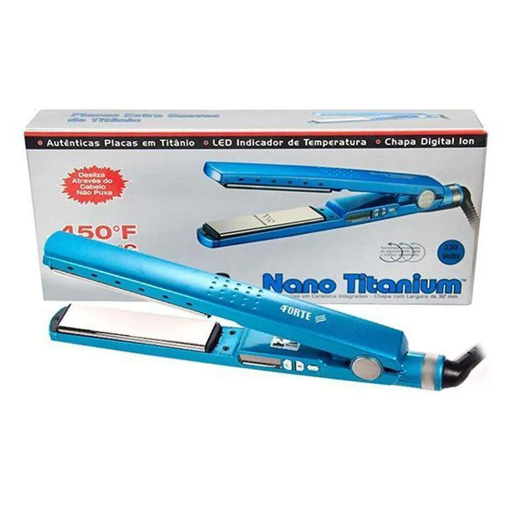 Prancha Chapinha Profissional Titânio Nº51 Bivolt