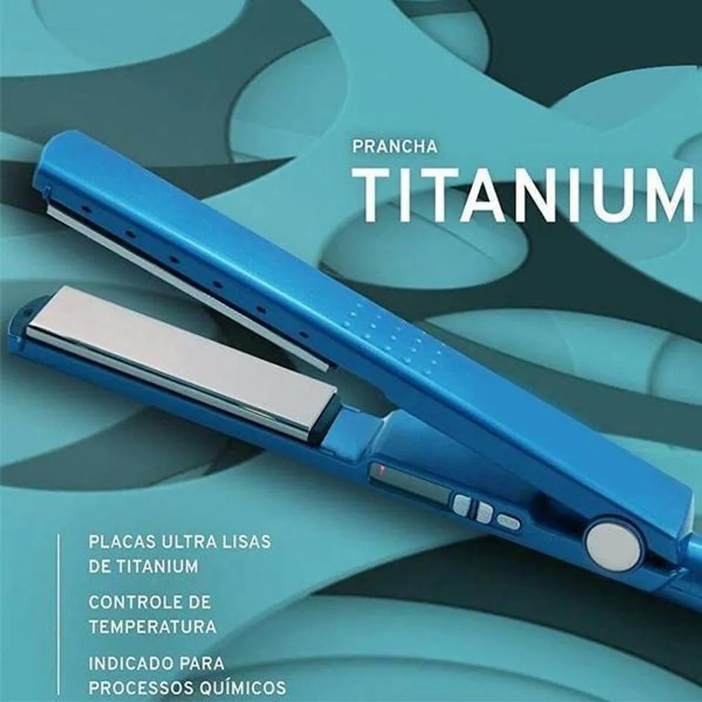 Prancha Chapinha Profissional Titânio Nº71 Bivolt