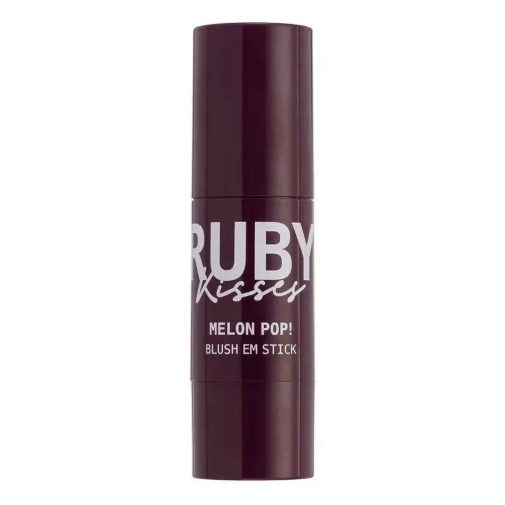 Ruby Kisses Blush em Stick Melon 5G Cor: Plum Pop