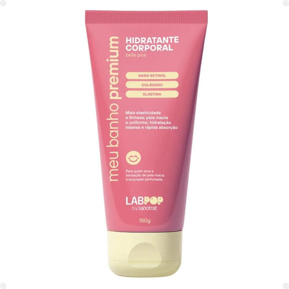 Hidratante Corporal Labpop By Labotrat Meu Banho Premium Belle Pink 150g