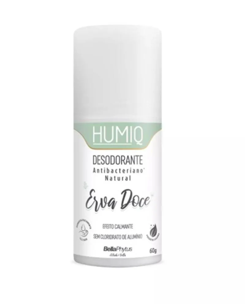 Humiq Erva Doce Desodorante Natural Bellaphytus 60G