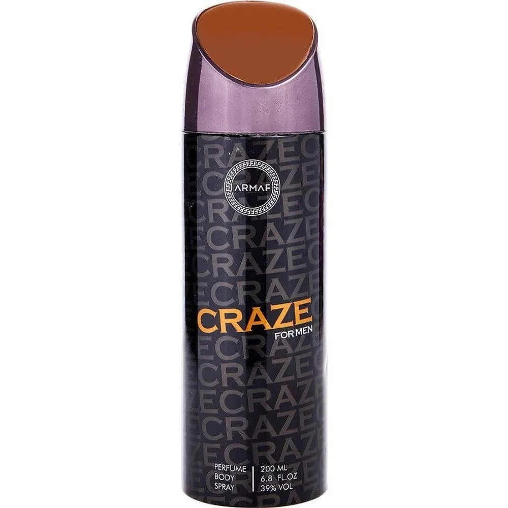 Água de Cheiro Masculina Armaf Craze Spray Corporal 200Ml