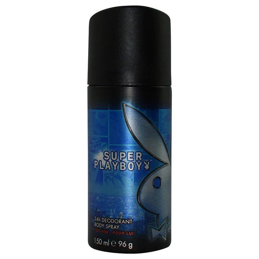 Água de Cheiro Masculina Playboy Super Spray Corporal 150 Ml