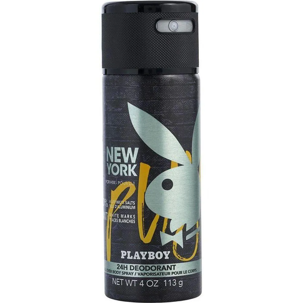 Água de Cheiro Masculina Playboy New York Spray Corporal 120Ml