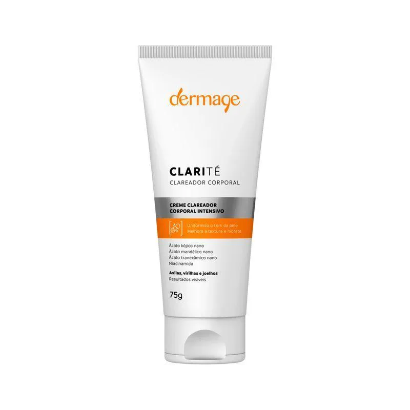 Dermage Clarité Corporal Intensivo 75G Axilas Virilha e Joelhos