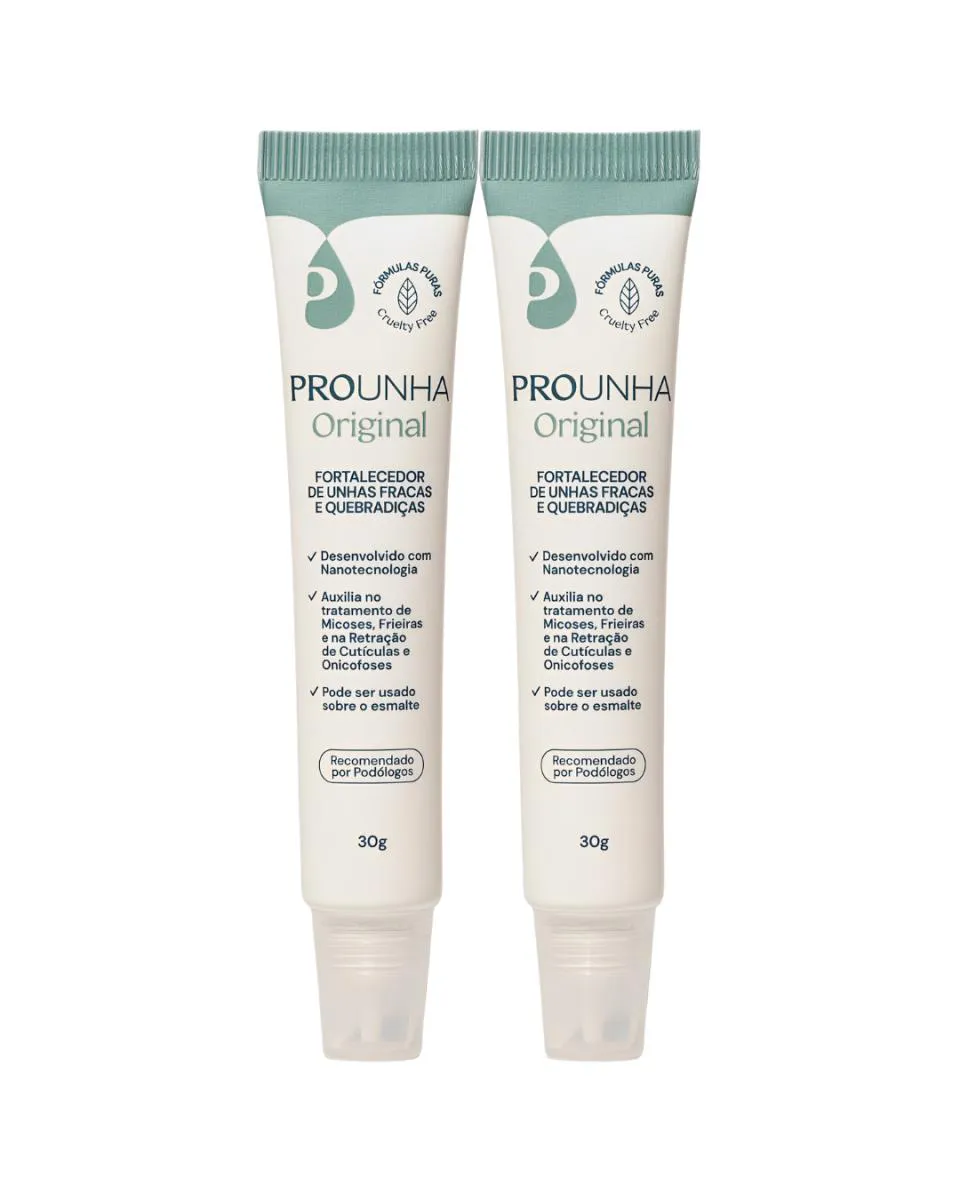 Kit C/ 2 Fortalecedores de Unhas Tea Tree Creme 30G - Pro Unha