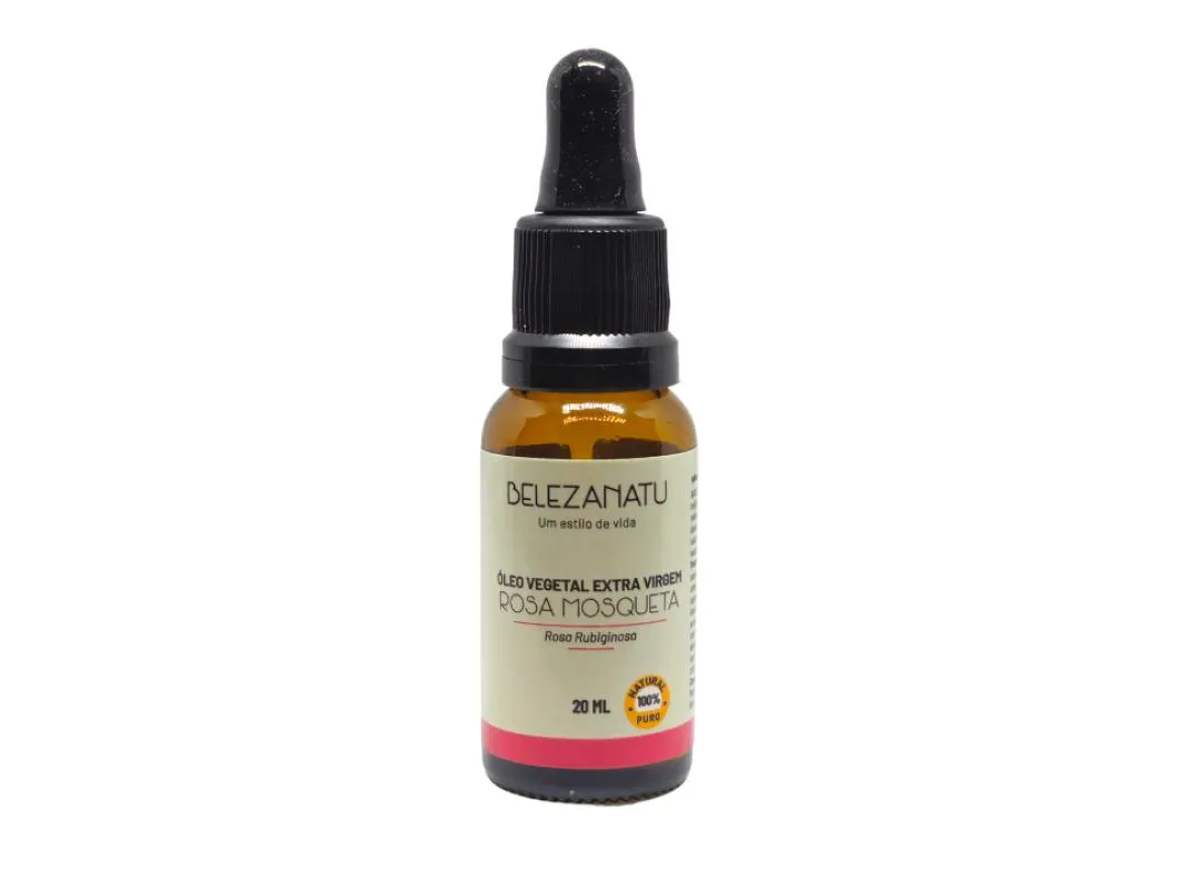 Óleo Vegetal Extra Virgem Rosa Mosqueta 20Ml Belezanatu