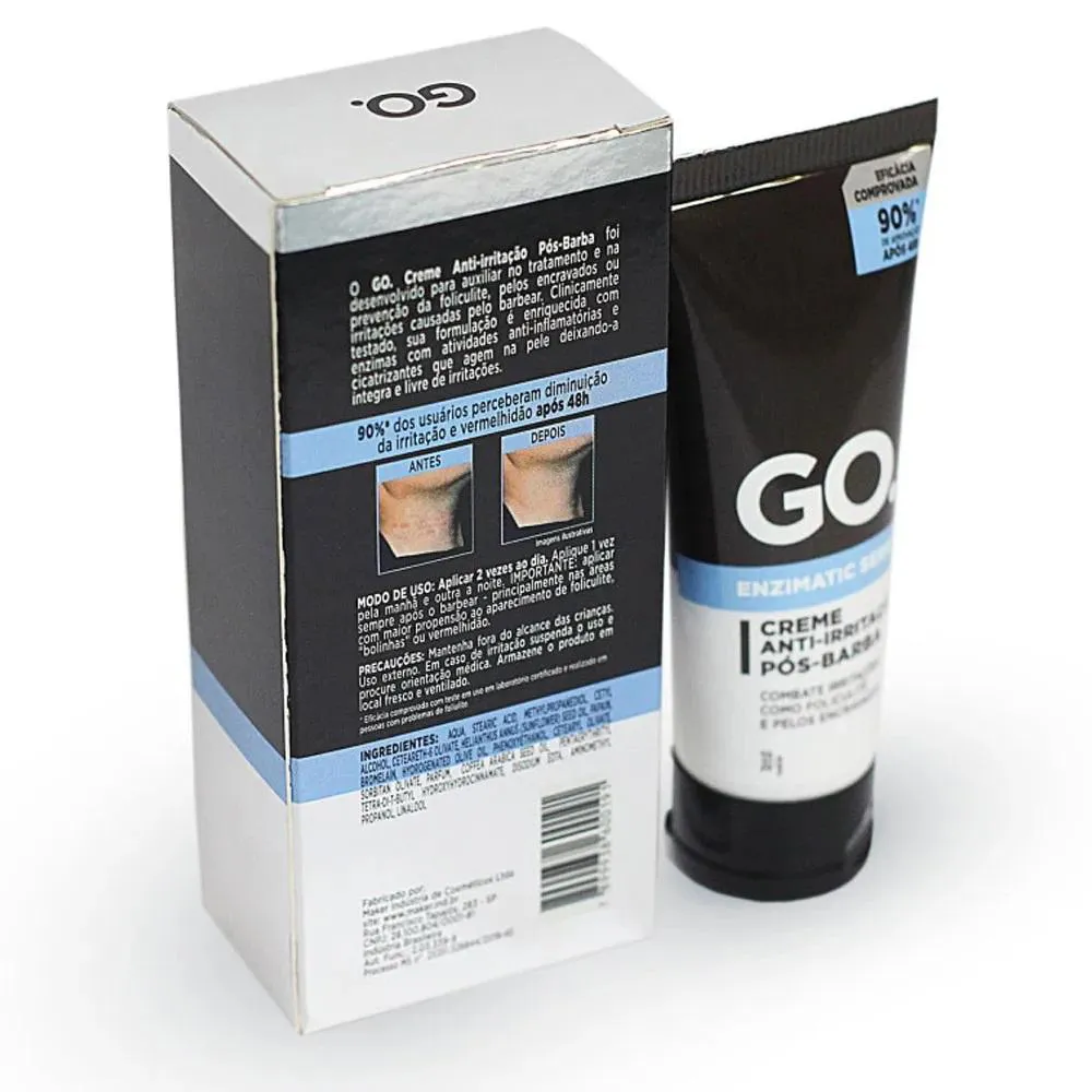 Go Man Clinical Shave Pós-barba Anti-irritação 30g