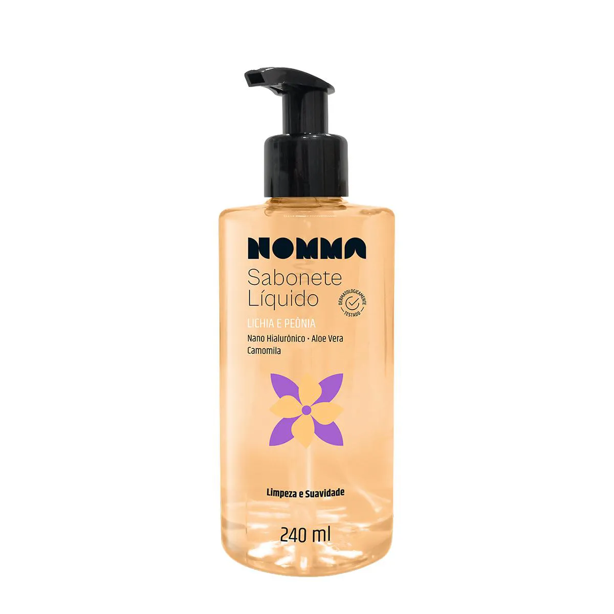 Nomma Healthy Lichia e Peônia - Sabonete Líquido Corporal 240Ml