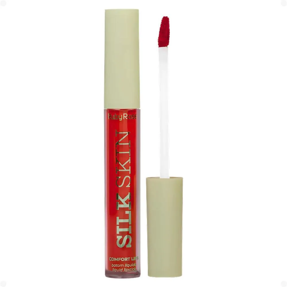 Batom Líquido Ruby Rose Silk Skin Comfort Lips Sl07 Hb-l6201-7