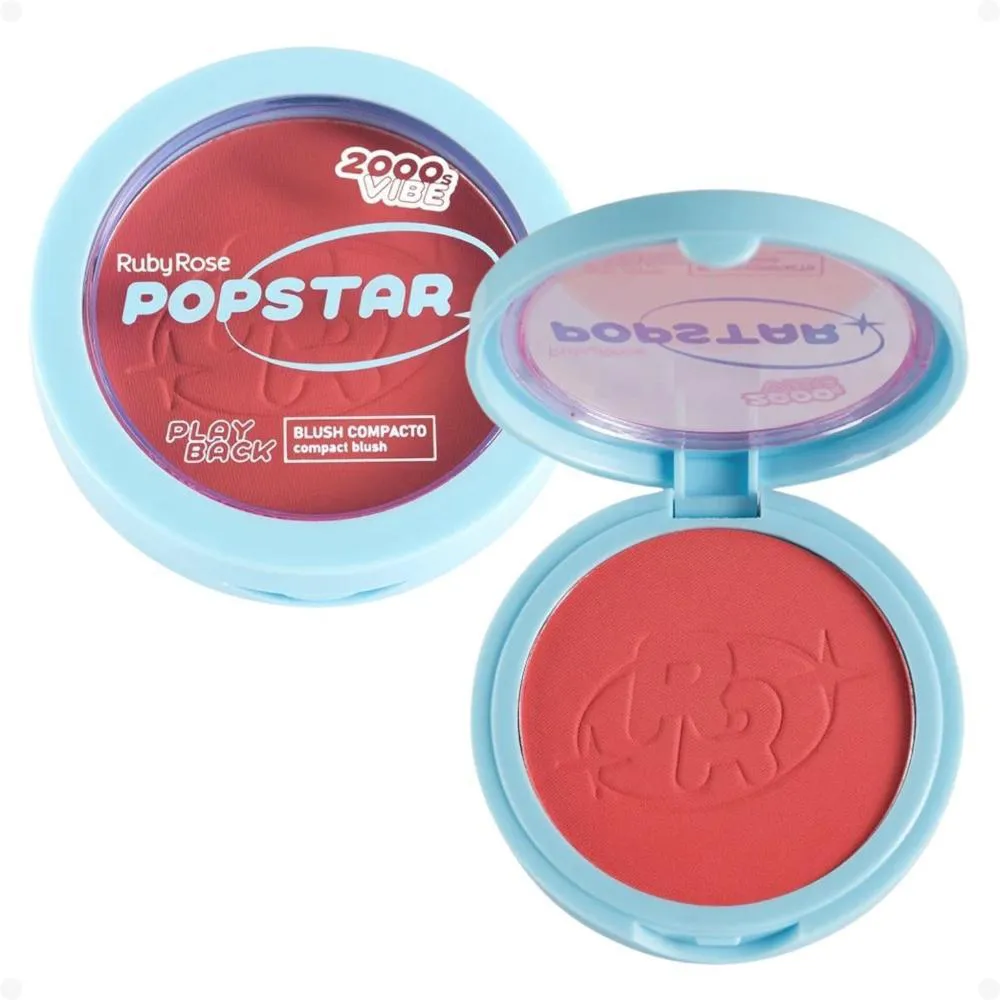 Blush Compacto Ruby Rose Popstar Play Back Diva Hb-m08-2