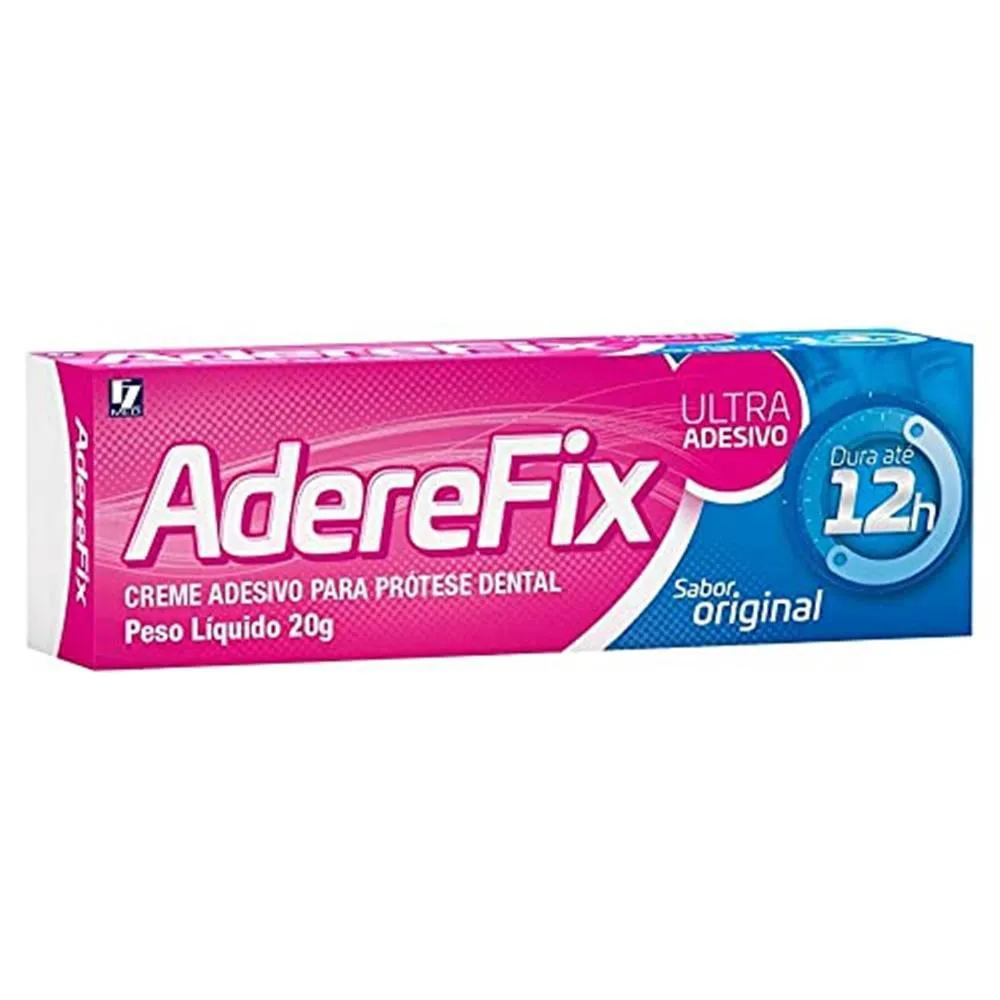 Aderefix Creme Fixador de Protese Dentaria Origem 20G