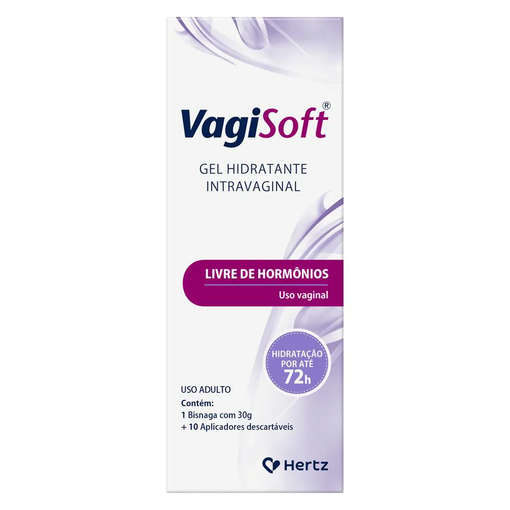 Vagisoft Gel Hidratante Intravaginal C/1 Bisnaga 30G - Hertz