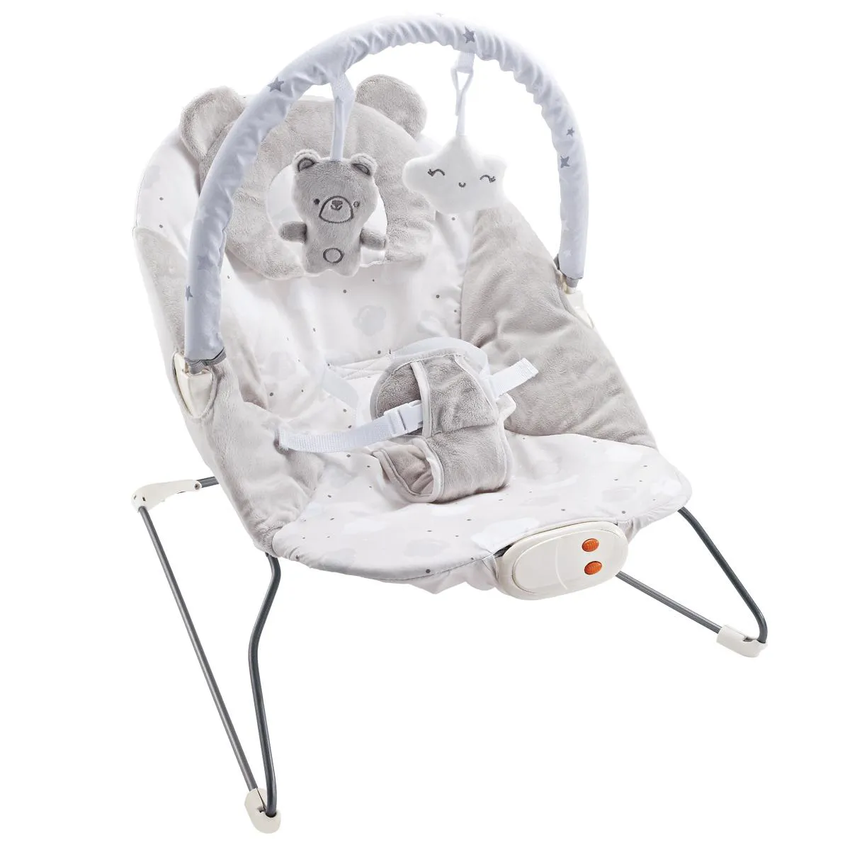 Cadeira Descanso Bebê Musical Polar Skyline Bege Maxi Baby