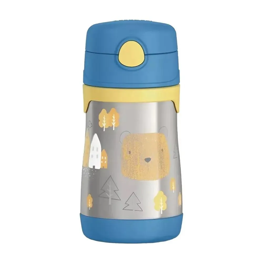 Garrafinha Térmica Baby 290Ml Azul Urso Thermos