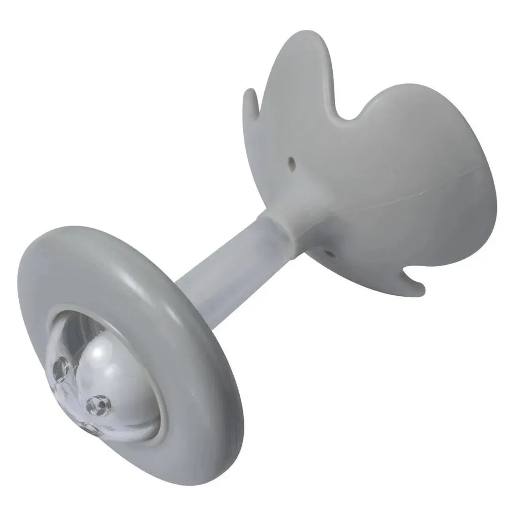 Mordedor Silicone com Chocalho Cinza Kababy