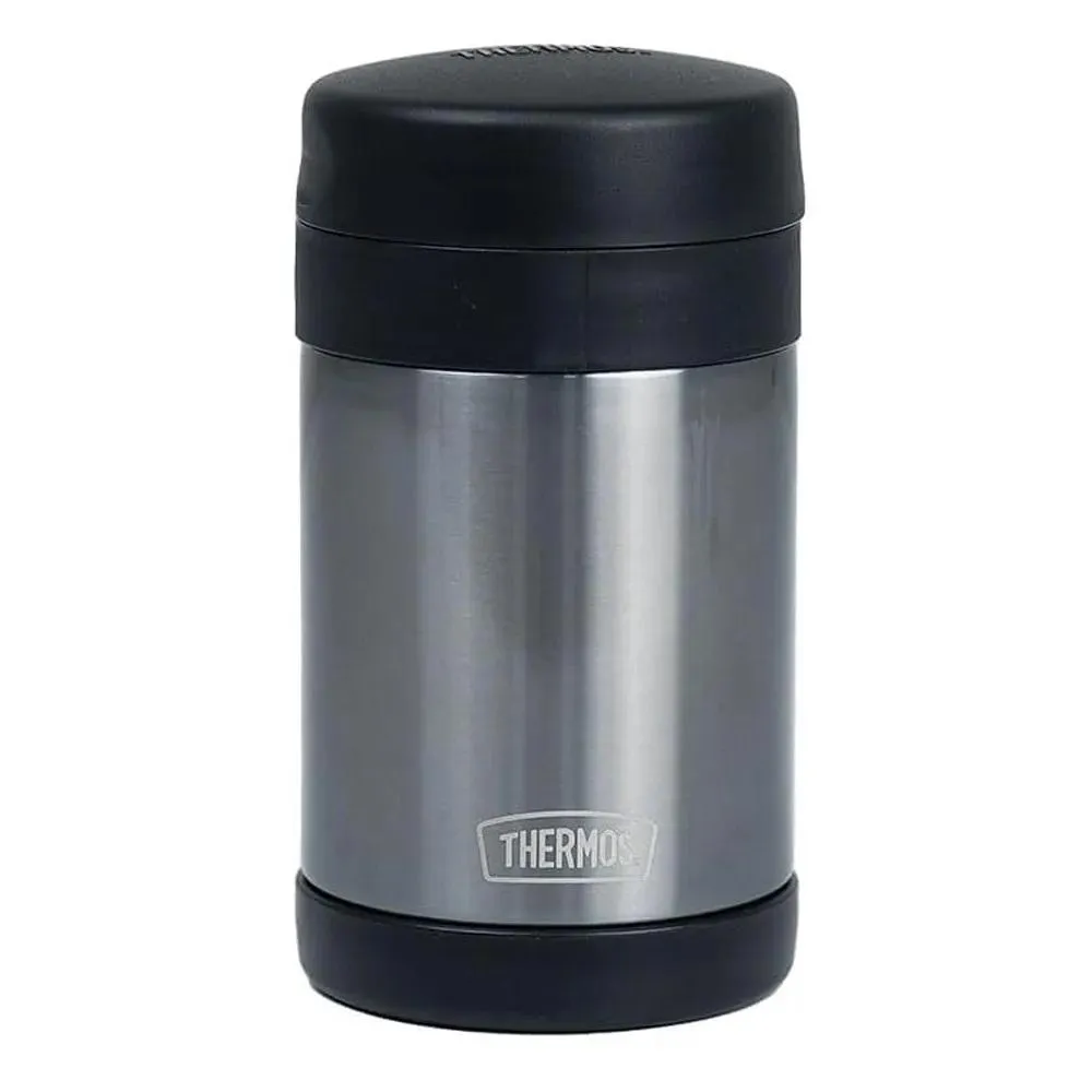 Pote Térmico 470Ml Colher Dobrável Preto Thermos