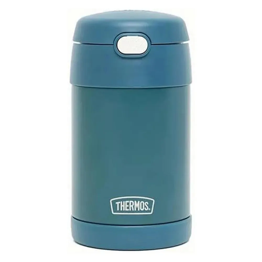 Pote Térmico 470Ml Colher Dobrável Verde Mar Thermos