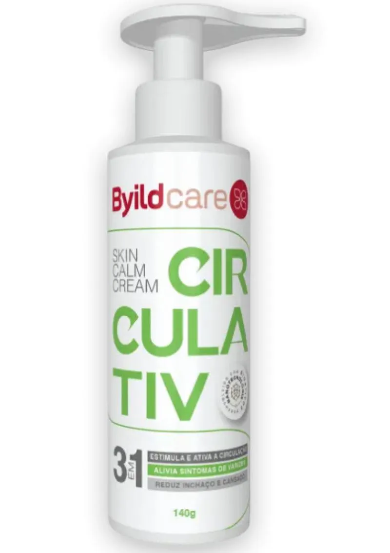 Skin Calm Circulativ Creme Drenante Circulatório 140g Byildcare