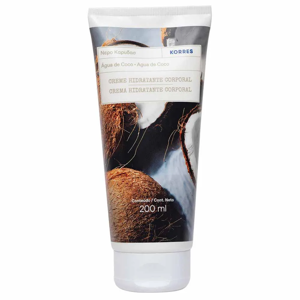 Creme Hidratante Corporal Korres Água de Coco 200ml