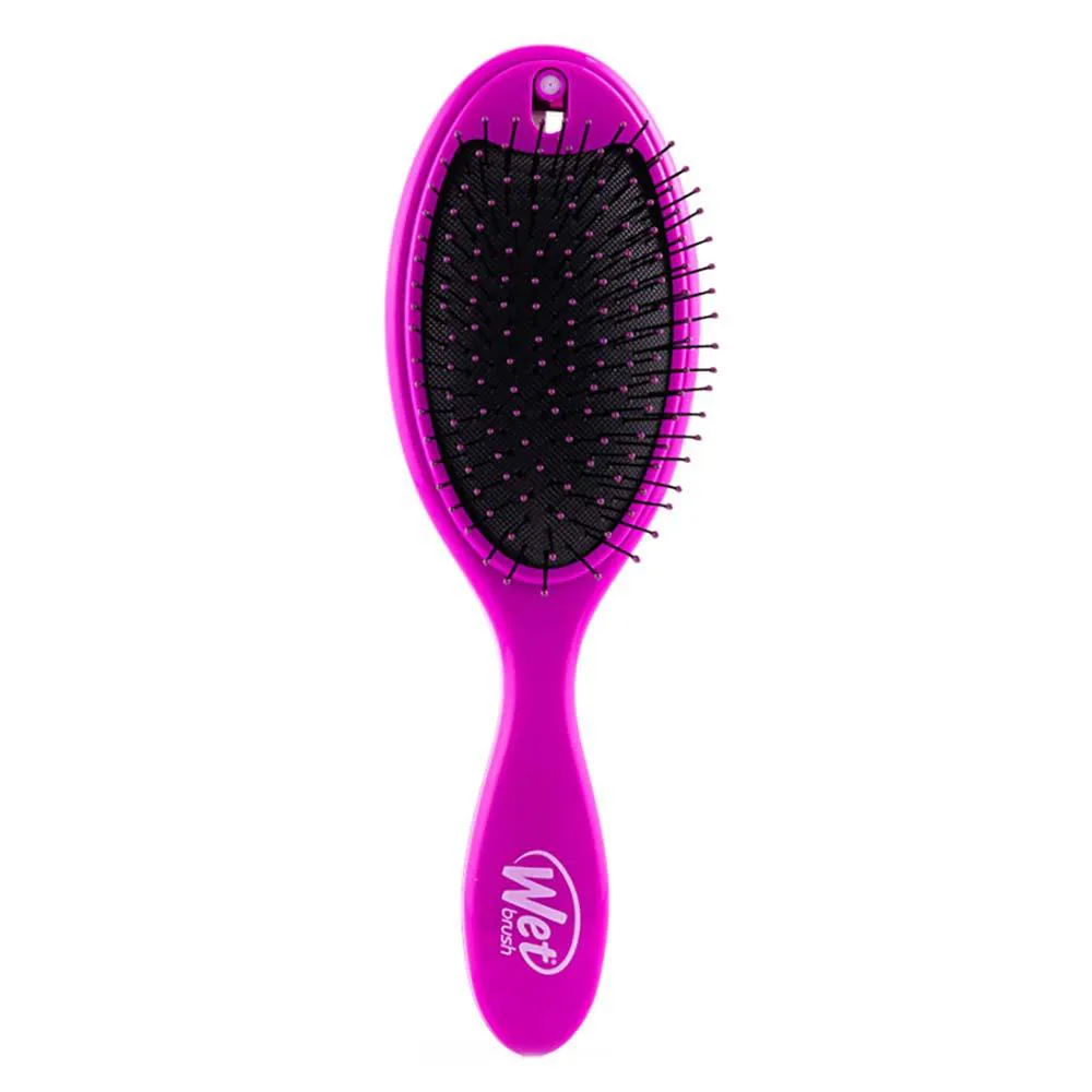 Escova de Cabelo Desembaraçadora Wetbrush com Dispenser para Tratamento Roxa