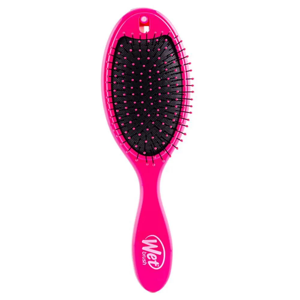 Escova de Cabelo Desembaraçadora Wetbrush com Dispenser para Tratamento Rosa