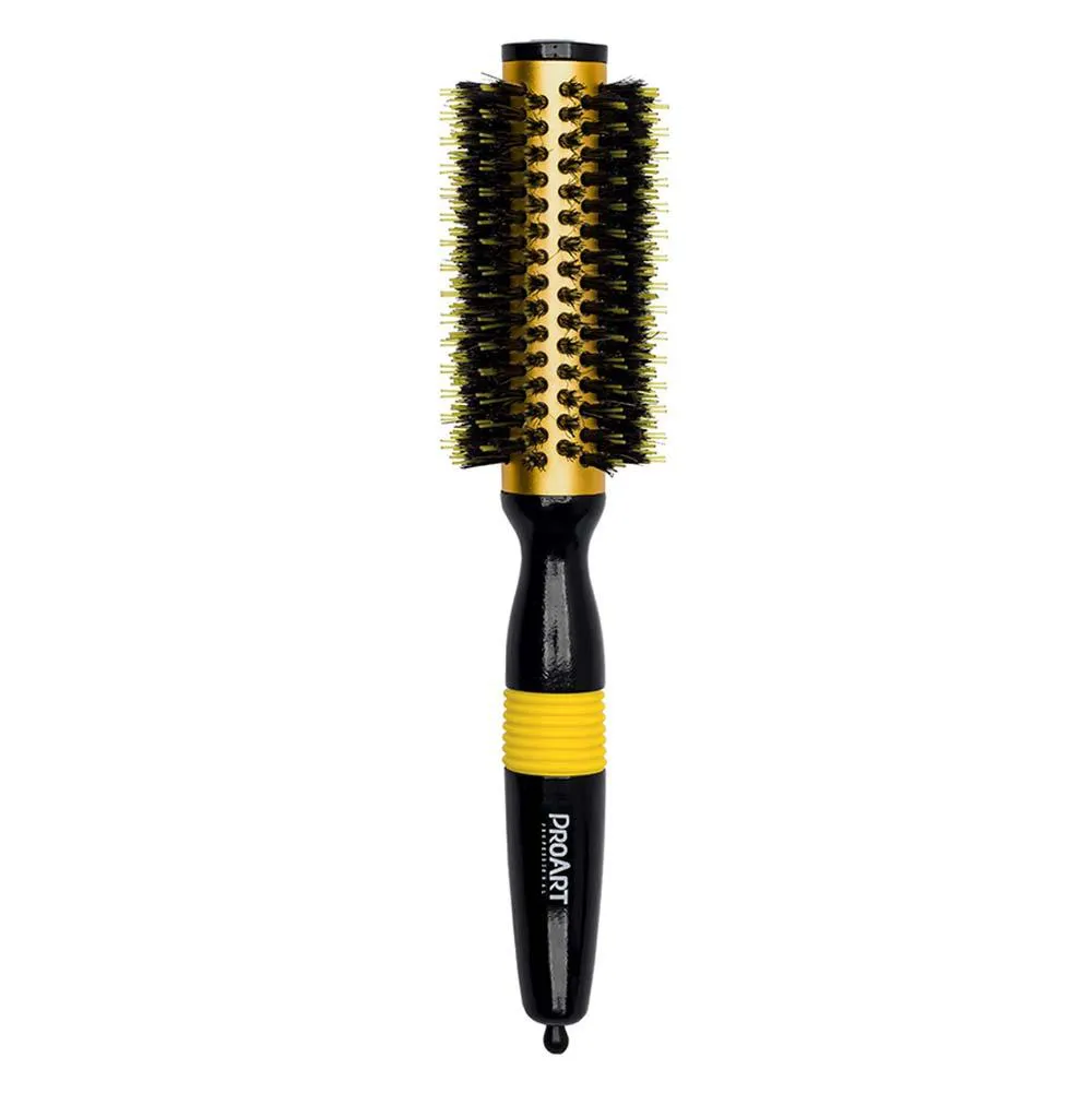 Escova de Cabelo Proart Profissional Metallic Pro Amarelo 25mm