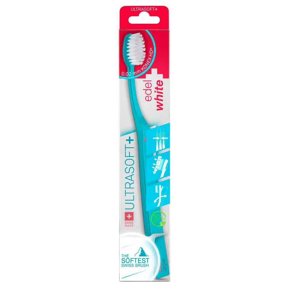 Escova de Dentes Edel White - Flosserbrush Ultrasoft 1 UN