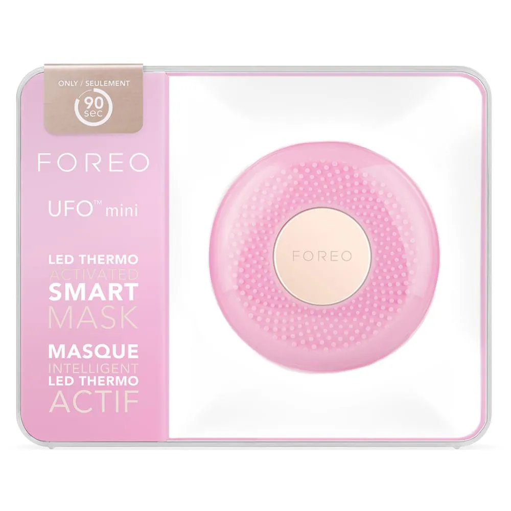 Aparelho de Aplicação de Máscara Faciais Foreo - Ufo Mini Pearl Pink 1 UN
