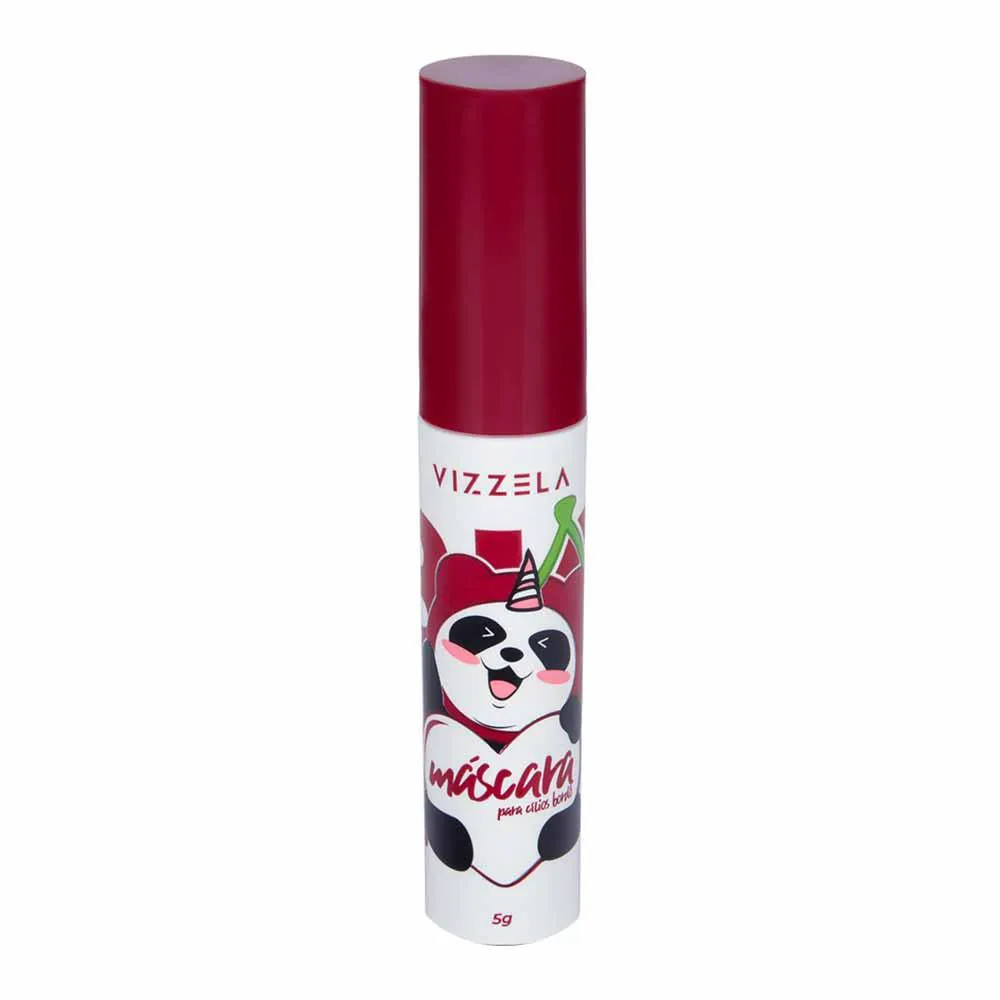 Máscara para Cílios Vizzela Big no Panda 5G Cherry  Bordô