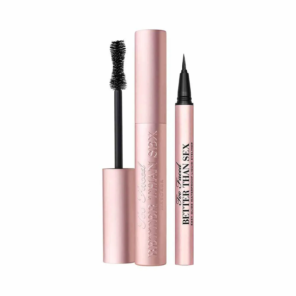 Too Faced Better Than Sex Kit de Natal - Delineador + Máscara de Cílios