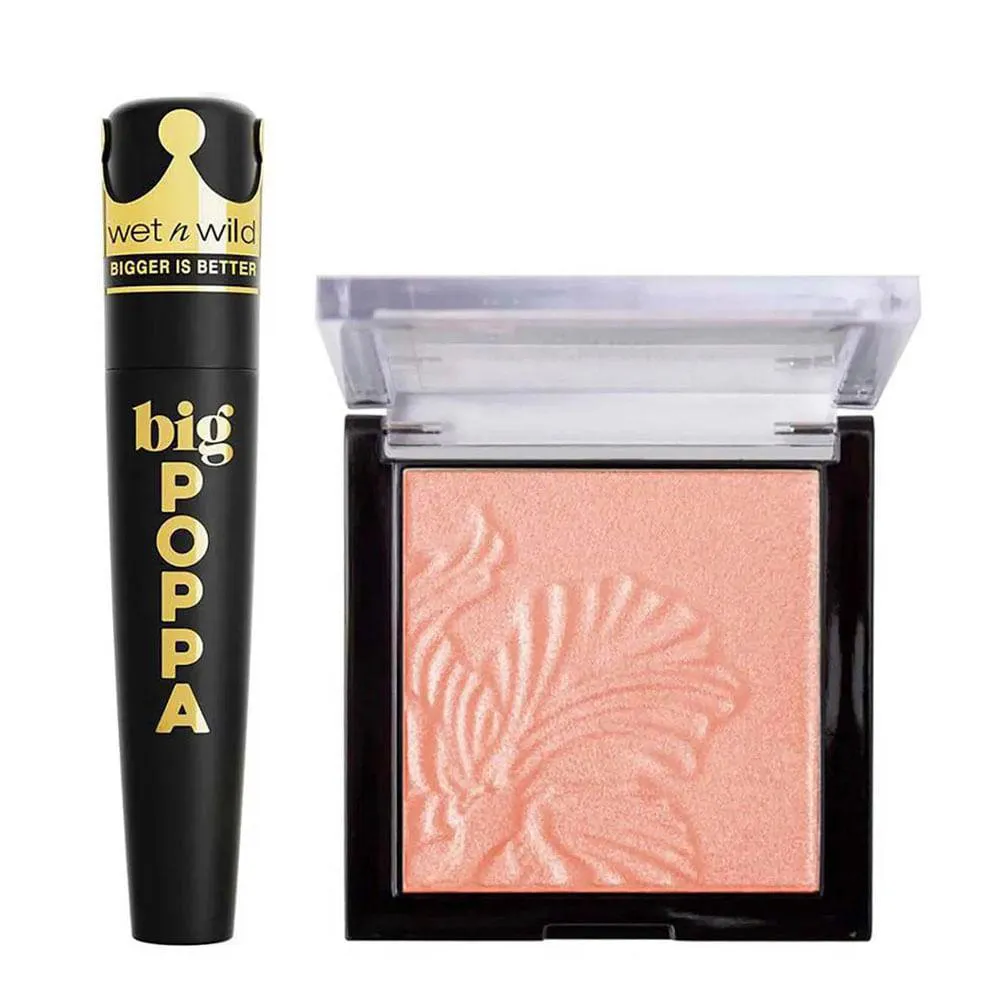 Wet N Wild Kit - Iluminador em Pó + Máscara de Cílios