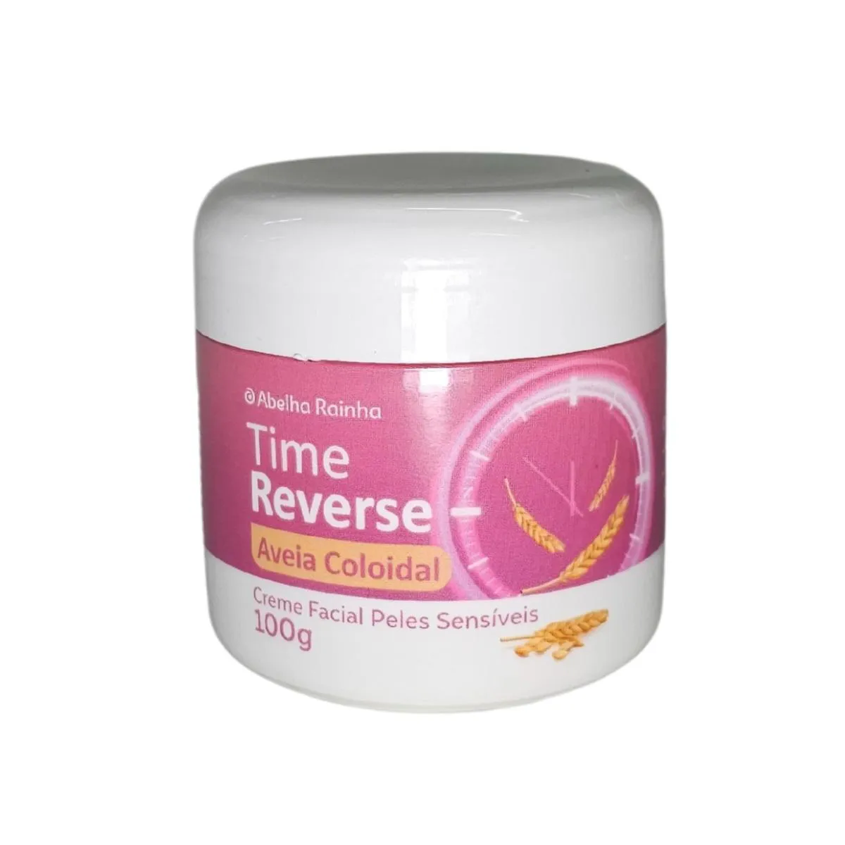 Creme Facial com Aveia Coloidal para Peles Sensíveis Time Reverse Abelha Rainha 100G