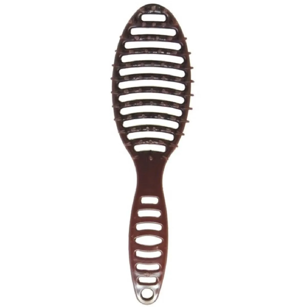 Escova de Cabelo Oval Vazada Pop Color Ref. 521Ac Isacare